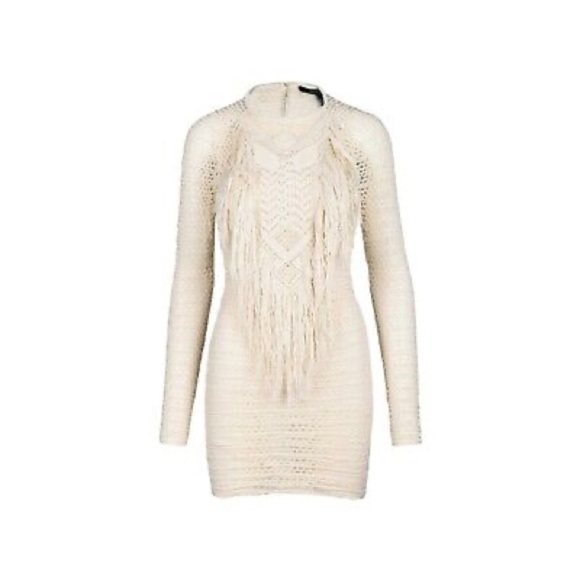 Isabel Marant Fringe Crochet Knit Dress | Size 1 (Small) - Picture 3 of 8